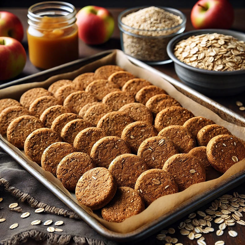 Apple and Oat Dog Treats