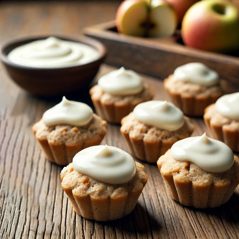 Carrot and Apple Pupcakes